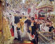 Valentin Serov Coronation of Tsar Nicholas II of Russia France oil painting artist